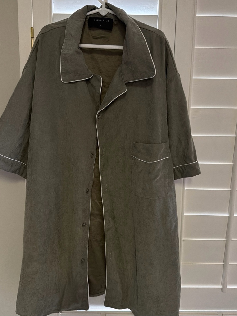 Richie Le gray Men's collection relax lounge shirt